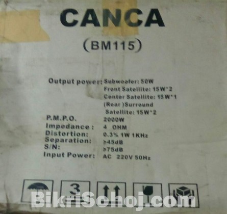 canca home theatre bm-115